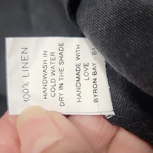 Free the Label Size S Black Linen Florence Shorts, Gently Used Condition - Picture 10 of 12